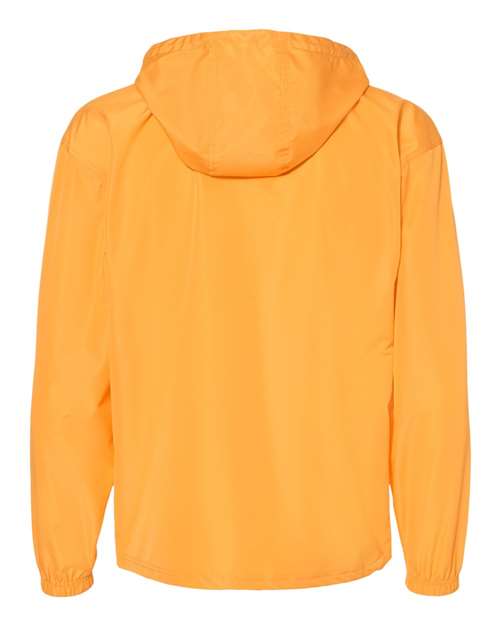 Unisex Packable Anorak Jacket - Gold Back
