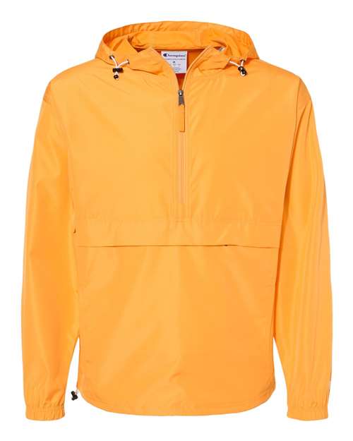 Unisex Packable Anorak Jacket - Gold Front