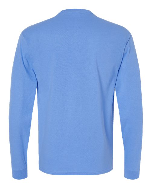 Essential-T Long Sleeve T-Shirt - Carolina Blue Back