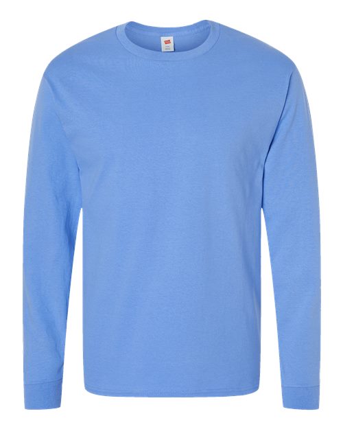 Essential-T Long Sleeve T-Shirt - Carolina Blue Front