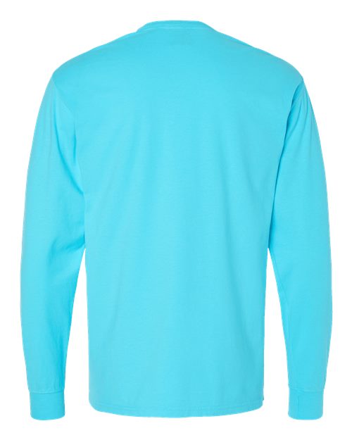 Unisex Garment-Dyed Long Sleeve T-Shirt - Freshwater Back