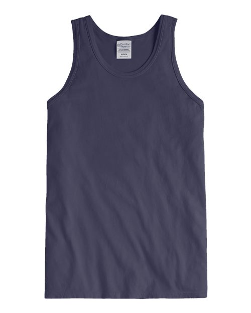Unisex Garment-Dyed Unisex Tank Top - Anchor Slate Front