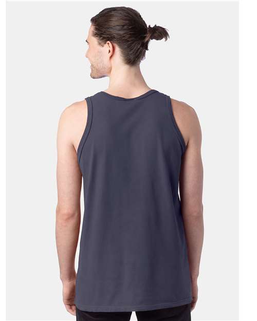 Unisex Garment-Dyed Unisex Tank Top - Anchor Slate Back
