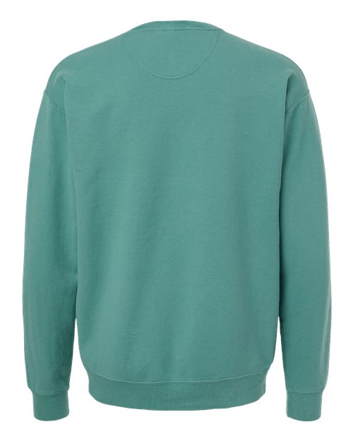 Unisex Garment-Dyed Crewneck Sweatshirt - Spanish Moss Back