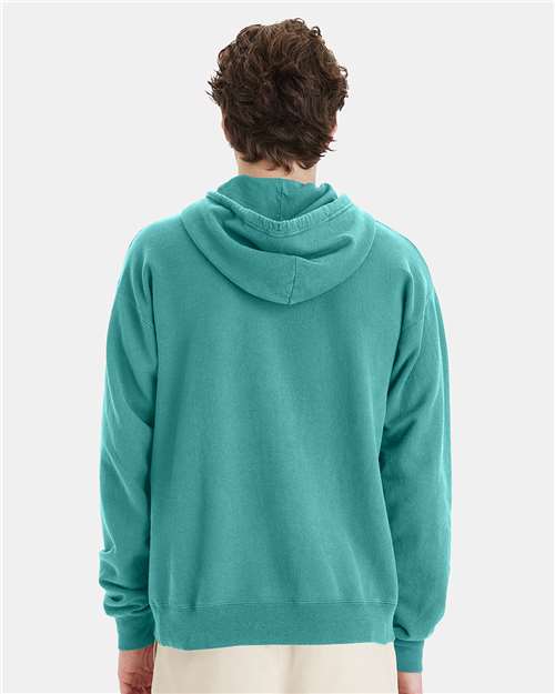 Unisex Garment-Dyed Hooded Sweatshirt - Spanish Moss Back