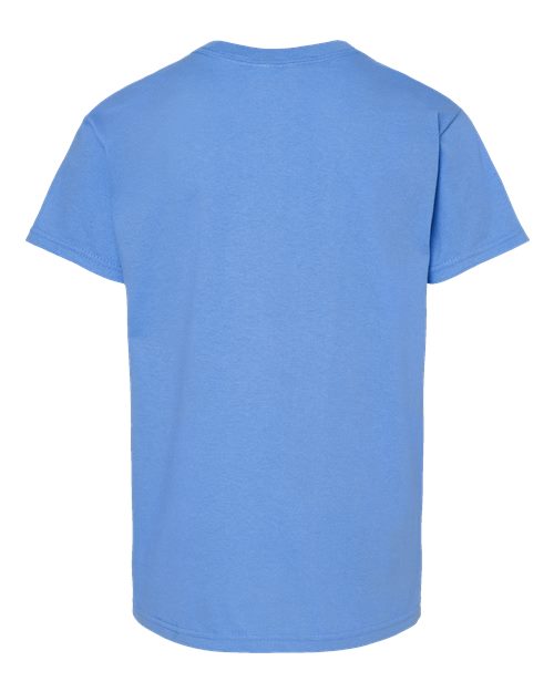 Youth Essential-T T-Shirt - Carolina Blue Back