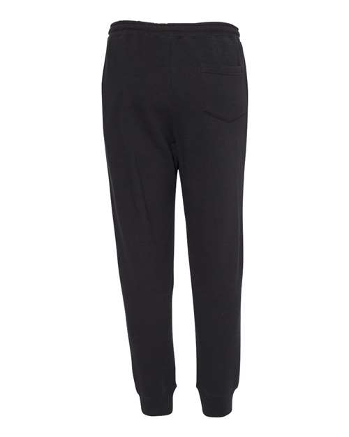 Men's Midweight Fleece Sweatpants - Black Back