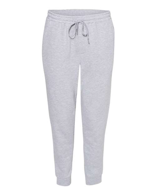 Men's Midweight Fleece Sweatpants - Grey Heather Front