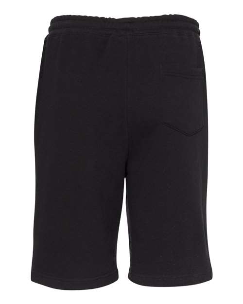 Men's Midweight Fleece Shorts - Black Back
