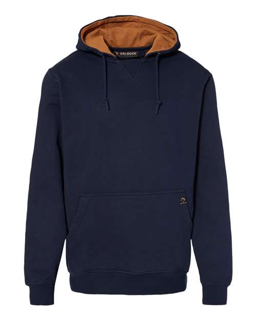 Men's Woodland Fleece Hooded Pullover - Navy Front