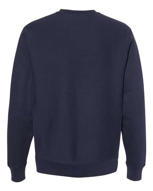 Unisex Legend Premium Heavyweight Cross-Grain Crewneck Sweatshirt - Classic Navy Back