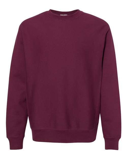 Unisex Legend Premium Heavyweight Cross-Grain Crewneck Sweatshirt - Maroon Front
