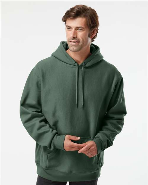 Independent Trading Co. Unisex Legend Premium Heavyweight Cross-Grain Hooded Sweatshirt - Model Front