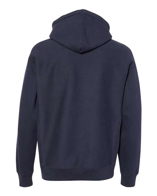 Unisex Legend Premium Heavyweight Cross-Grain Hooded Sweatshirt - Classic Navy Back
