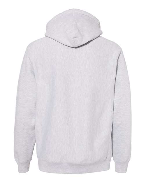 Unisex Legend Premium Heavyweight Cross-Grain Hooded Sweatshirt - Grey Heather Back