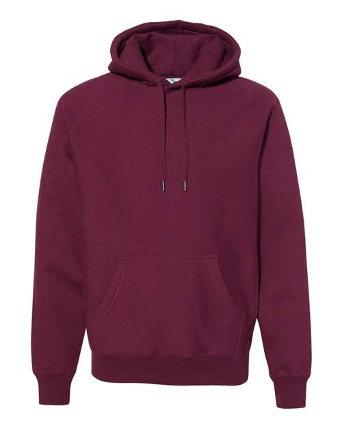Unisex Legend Premium Heavyweight Cross-Grain Hooded Sweatshirt - Maroon Front