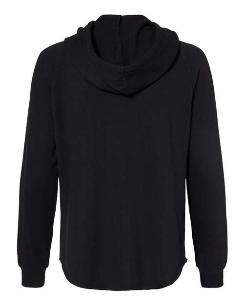 Women's California Wave Wash Full-Zip Hooded Sweatshirt - Black Back