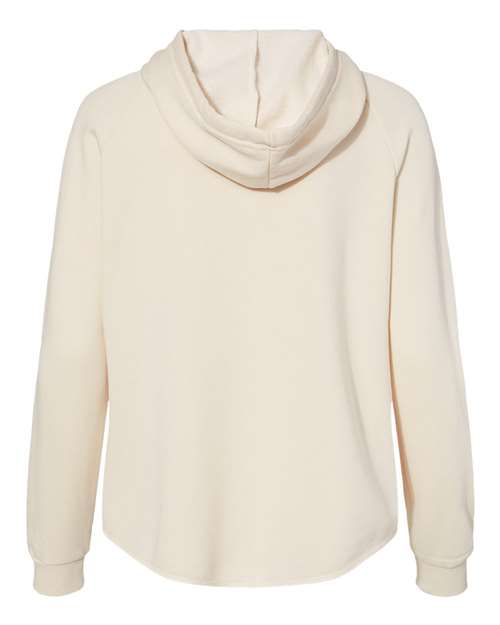 Women's California Wave Wash Full-Zip Hooded Sweatshirt - Bone Back