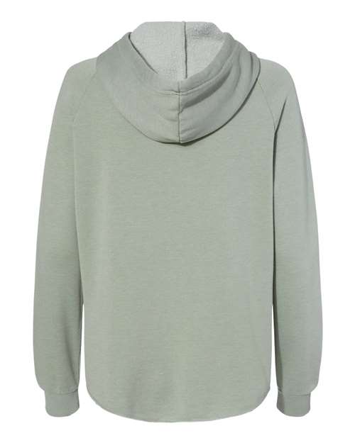 Women's California Wave Wash Full-Zip Hooded Sweatshirt - Sage Back
