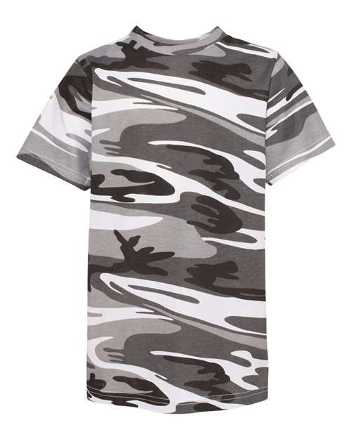 Youth Camouflage T-Shirt - Urban Woodland Front