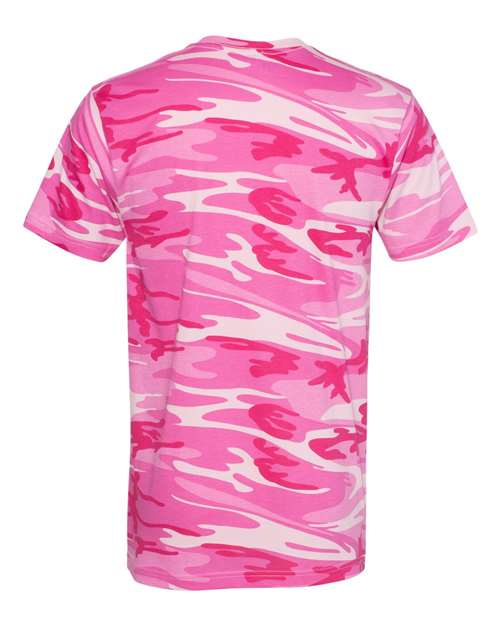 Men's Camo Tee - Pink Woodland Back
