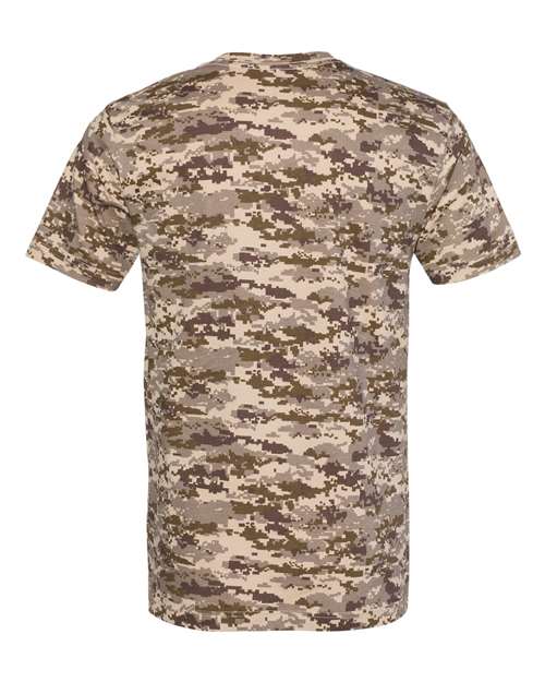 Men's Camo Tee - Sand Digital Back