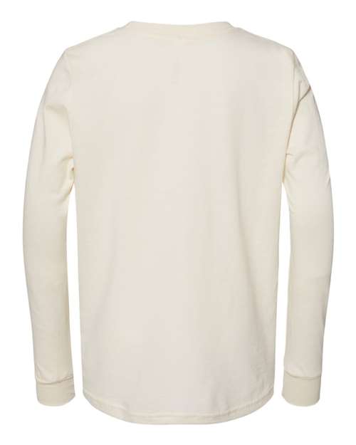 Youth Jersey Long Sleeve Tee - Natural Back