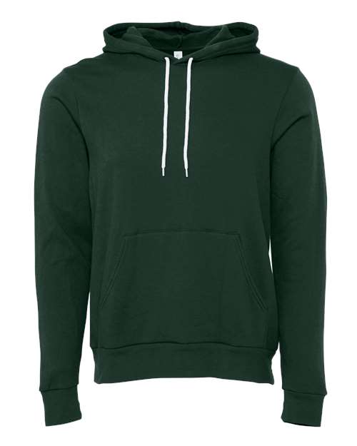 Unisex Sponge Fleece Hoodie Sweatshirt - Forest Front