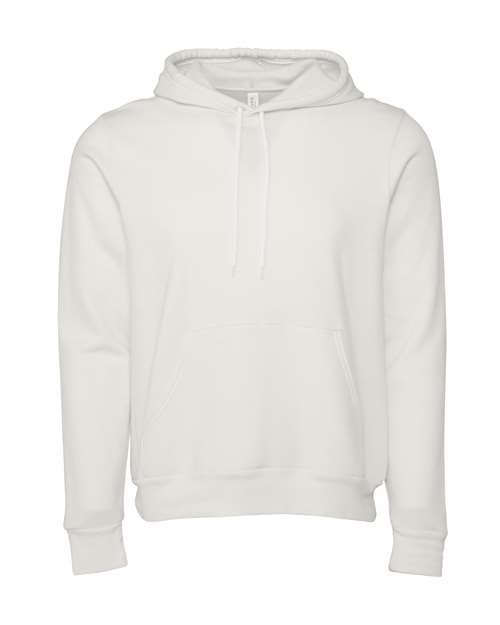 Unisex Sponge Fleece Hoodie Sweatshirt - Vintage White Front