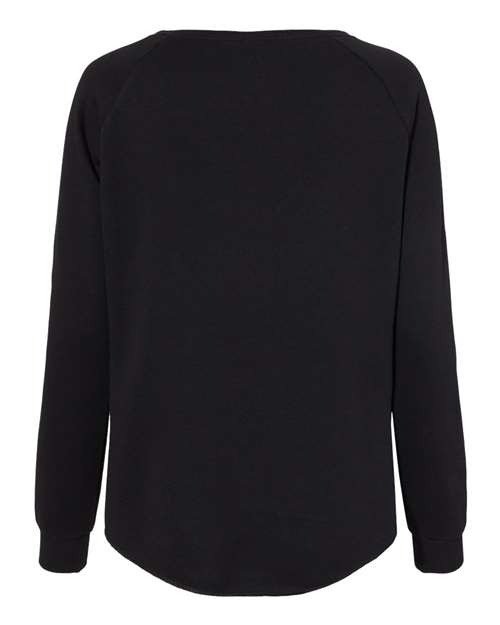 Women's California Wave Wash Crewneck Sweatshirt - Black Back