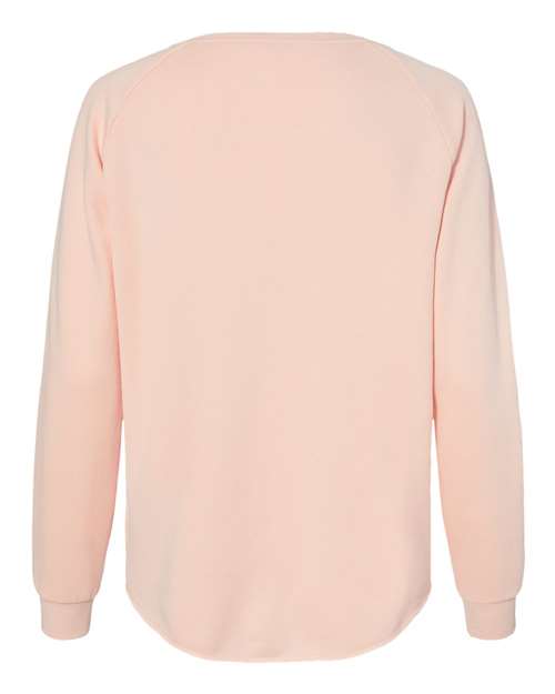Women's California Wave Wash Crewneck Sweatshirt - Blush Back