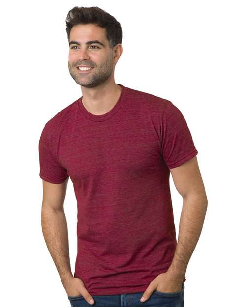 Unisex USA-Made Triblend T-Shirt - Tri Burgundy Front