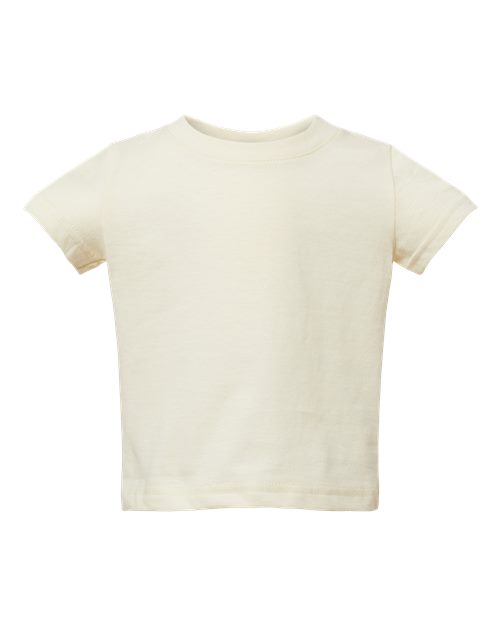 Infant Fine Jersey Tee - Natural Front