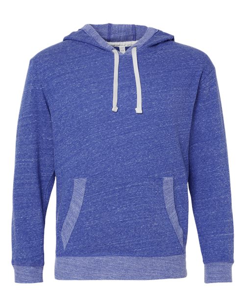 Unisex Harborside Mélange French Terry Hoodie Sweatshirt - Royal Melange Front