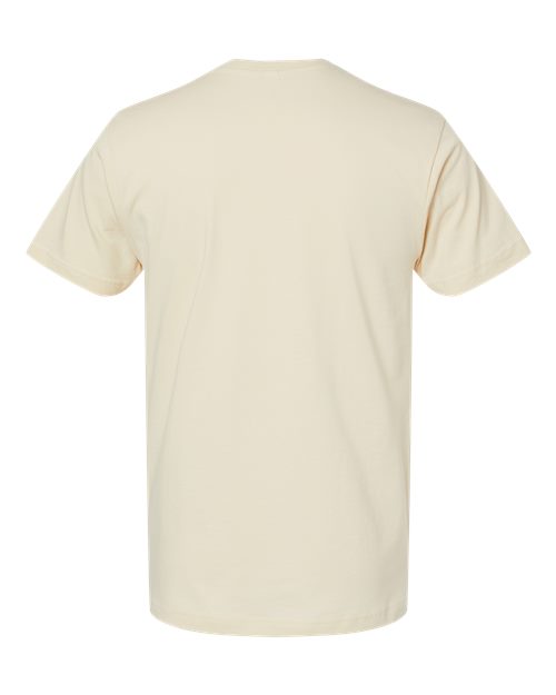 Unisex Fine Jersey Tee - Natural Back