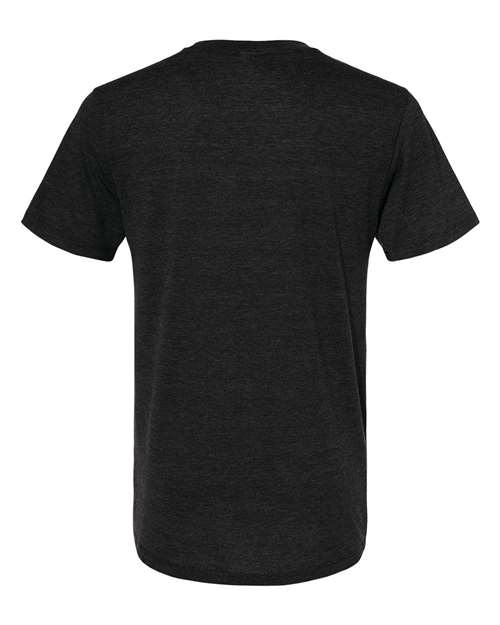 Unisex Triblend T-Shirt - Black Heather Back