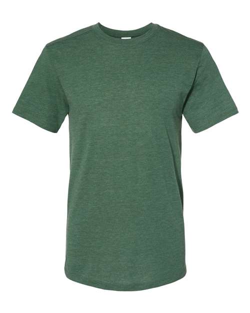 Unisex Triblend T-Shirt - Dark Green Heather Front