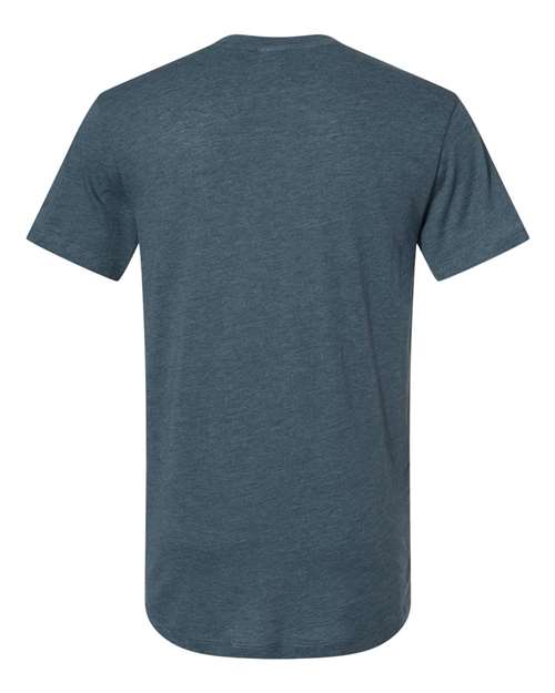 Unisex Triblend T-Shirt - Storm Heather Back