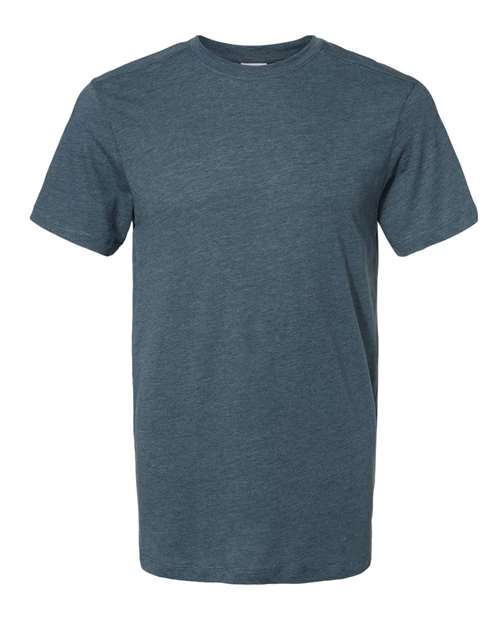 Unisex Triblend T-Shirt - Storm Heather Front
