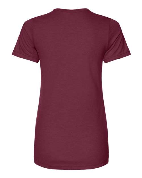 Women's Softstyle® CVC T-Shirt - Maroon Mist Back