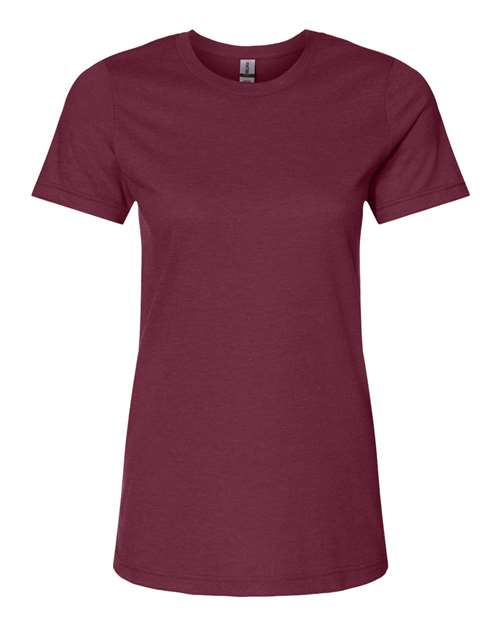 Women's Softstyle® CVC T-Shirt - Maroon Mist Front