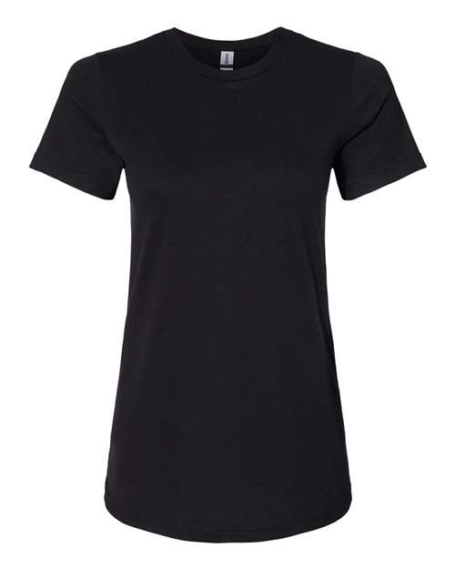Women's Softstyle® CVC T-Shirt - Pitch Black Front