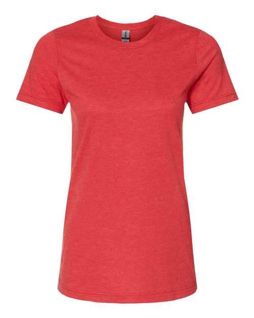 Women's Softstyle® CVC T-Shirt - Red Mist Front