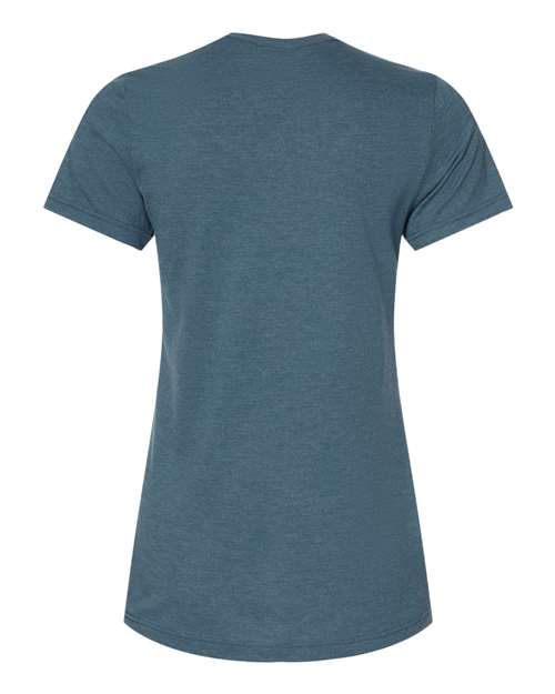 Women's Softstyle® CVC T-Shirt - Steel Blue Back