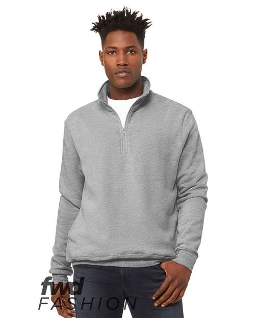 Unisex FWD Fashion Quarter-Zip Sweatshirt - Athletic Heather Front