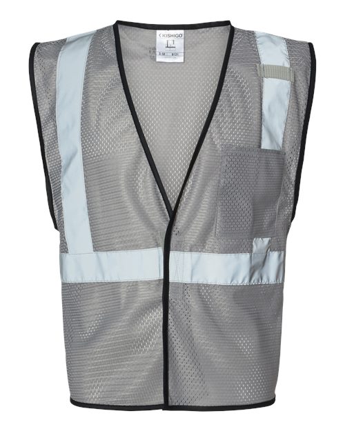 Unisex EV Series® Enhanced Visibility Non-ANSI Vest - Grey - B131 Front