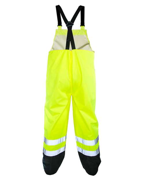 Men's Storm Cover Bib - Lime Back