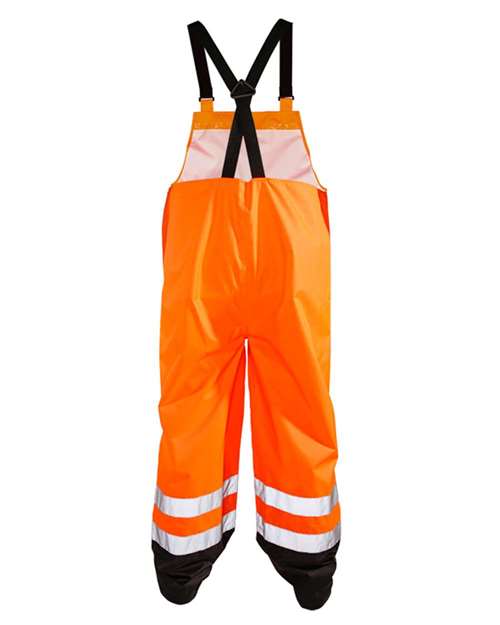 Men's Storm Cover Bib - Orange Back