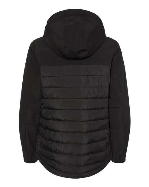 Women's Vista Soft Shell Puffer Jacket - Black Back