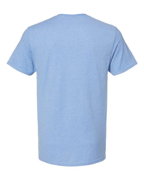 Premium Blend Ring-Spun T-Shirt - Carolina Heather Back